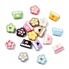 36pcs 18 Styles Baking Paint Alloy Beads FIND-CJ0004-21-8
