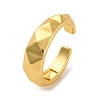 Rack Plating Brass Cuff Finger Rings for Women RJEW-M028-15G-2