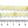 Natural New Jade Round Beads Strands G-O039-16-6mm-01-5