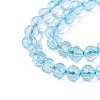 Dyed Transparent Crackle Glass Beads Strands GLAA-Q108-01A-A03-3