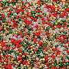 4 Colors 15/0 Christmas TOHO Round  Seed Beads SEED-X0058-30-2