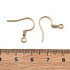 304 Stainless Steel Earring Hooks STAS-P221-04G-01-3