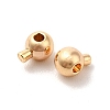 Brass Crimp Beads X-KK-Q773-05G-2