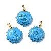 Synthetic Turquoise Pendants G-E043-01A-07G-1