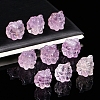 Natural Amethyst Exploded Fur Nine-Tailed Fox Beads PW-WGD436F-01-4