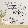 PVC Wall Stickers Set DIY-WH0268-024-6