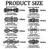16 Pairs 8 Style Alloy Adjustable Jean Button Pins DIY-TA0013-01B-4
