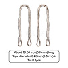 Zinc Alloy Curtain Hanging Decorations EL-TAC0001-09P-3