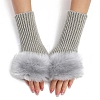 Plush Acrylic Fibers Knitting Fingerless Gloves PW-WGBA7CE-05-1