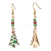 Brass Dangle Earrings EJEW-JE04511-S-3