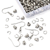 Tarnish Resistant 200Pcs 304 Stainless Steel Earring Hooks STAS-T051-007-3