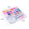 2928Pcs Geometry Polymer Clay & Acrylic & CCB Plastic & Shell Beads DIY-YW0002-88-3