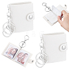 2 Inch Mini PU Leather Photo Albums with Zinc Alloy and Iron Clasps AJEW-WH0816-435P-1