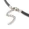 DIY Leather Choker Cord Necklace Making NJEW-JN03822-5