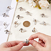 20Pcs Cross Zinc Alloy Brooches JEWB-DC0001-18P-3