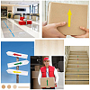 15 Sheets 5 Colors Rectangle PVC Self-Adhesive Arrows Guide Label Stickers DIY-GF0013-06-5