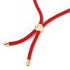 Adjustable Nylon Cord Slider Bracelets BJEW-JB05544-01-4