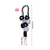 Hand-woven Flower Pendant Decorations KEYC-TAC0009-02KCG-07-3