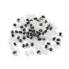 100Pcs Transparent Glass Beads X1-GLAA-P061-01C-2