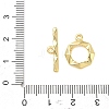 Brass Toggle Clasps KK-CBA42CA-01C-G-4