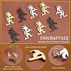 Unicraftale 9Pcs 3 Colors 304 Stainless Steel Pendants STAS-UN0037-80-4