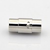 Tarnish Resistant Column 304 Stainless Steel Locking Tube Magnetic Clasps STAS-N014-25-8mm-1