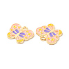 Light Gold Plated Alloy Pendants ENAM-T016-40LG-2