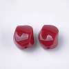 Opaque Acrylic Beads X-OACR-T011-54B-2