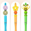 12Pcs 12 Styles Silicone Beads SIL-FS0001-34B-2