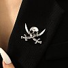 Halloween Alloy Lapel Pin Backs for Backpack Clothes JEWB-C051-01B-AS-1