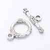 Tibetan Silver Toggle Clasps K0839042-2