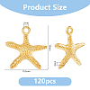 120Pcs Alloy Pendants TIBEP-DC0001-45-2