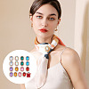 64Pcs 8 Colors Rectangle Octagon Sew on Rhinestone RGLA-AR0001-04-6