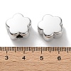Plating Opaque Acrylic European Beads AC-CBAA26B-02B-3
