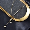Titanium Steel Curb Chain Necklaces PW-WG90739-01-2