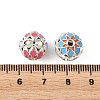 Brass & Alloy & Rhinestone Enamel Beads RB-CBA973B-11C-P-3