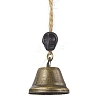 Iron Bell Pendant Decorations HJEW-JM02175-5