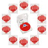 Square Diamond Acrylic Ring Storage Boxes CON-WH0095-51-1