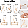 10Pcs 5 Styles Alloy Swivel Lobster Claw Clasps FIND-BBC0003-81KCG-2