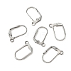 316 Surgical Stainless Steel Leverback Earring Findings STAS-WH0022-72-1