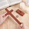 1Pc Wood Cross Display Decorations AJEW-HY0002-77-3