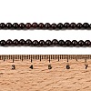 Natural Garnet Bead Strands G-A036-B-3