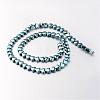 Electroplate Non-magnetic Synthetic Hematite Bead Strands G-F300-22A-2