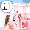 AHANDMAKER 8Pcs 2 Colors Mini Plastic & Metal Doll Display Stand AJEW-GA0007-10-6