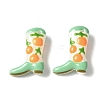 Painted Glass Beads Enamel Beads X-BLOW-D300-01B-1
