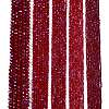 Electroplate Opaque Solid Color Glass Beads Strands EGLA-A044-P8mm-L02-2