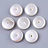 Spray Painted Shell Pearl Beads SHEL-N026-27-1