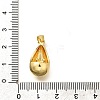 Rack Plating Brass Micro Pave Cubic Zirconia Pendants KK-L226-102G-Y-3