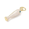 Brass Enamel Pendants KK-CBA6980-11G-3