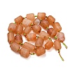 Natural Weathered Agate Beads Strands G-A321-D02-01B-5